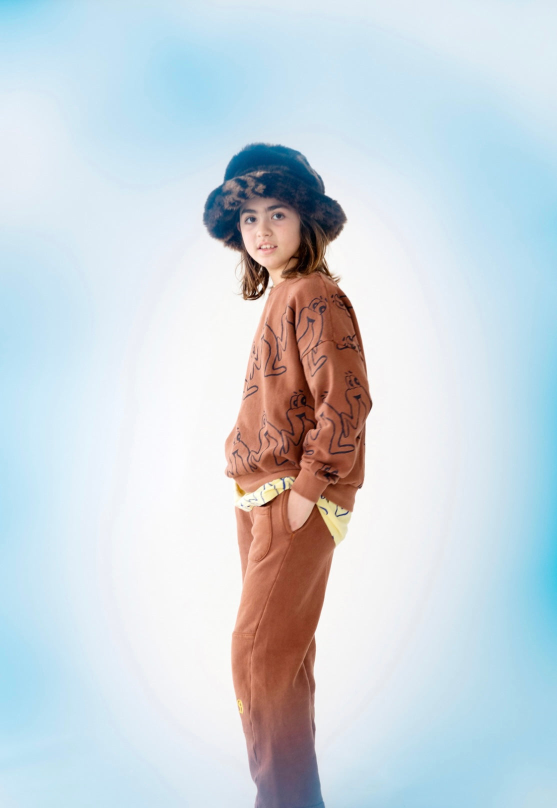 +Fresh Dinosaurs+ FD BROWN PANTS | 12y