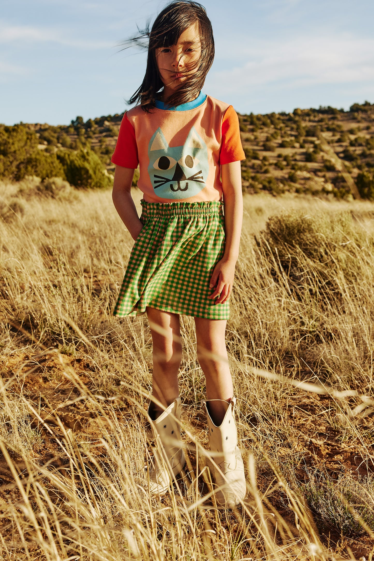 +Misha&Puff+ Charlotte skirt - flamingo picnic