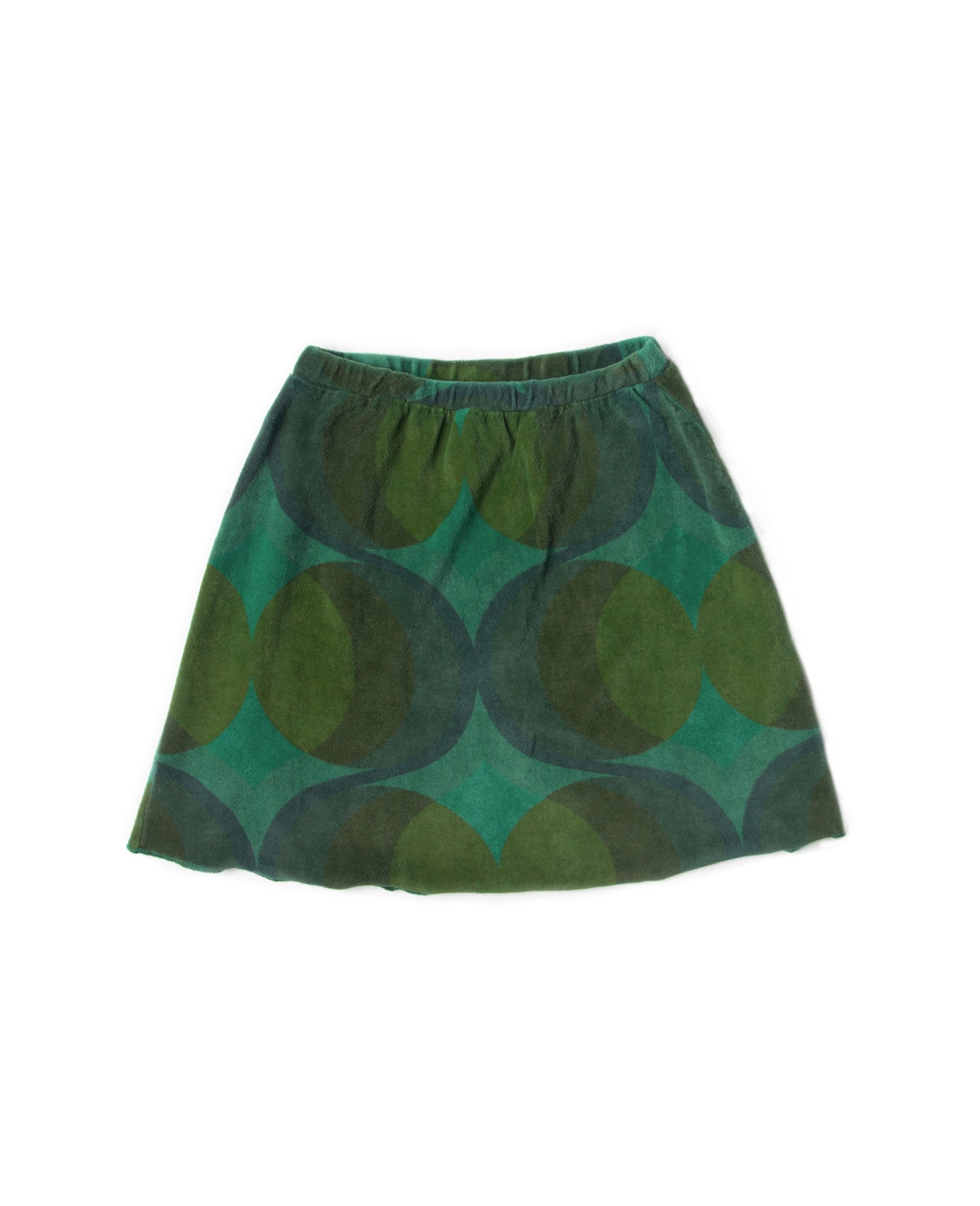+LONGLIVETHEQUEEN+ velvet skirt | retro print