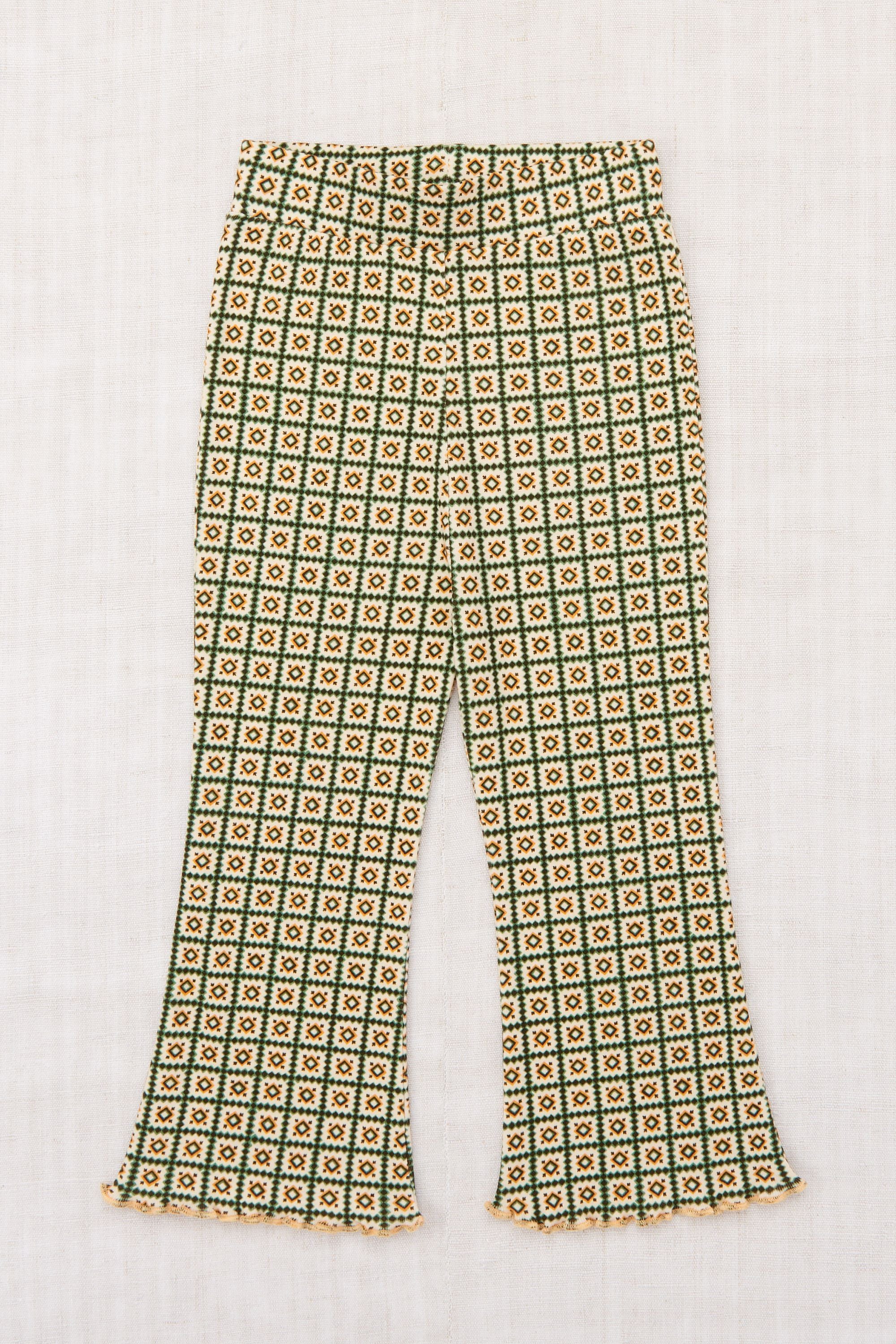 Misha&Puff+ Lizzie Pant - String/Lawn Pinking Tiles – slow. editions