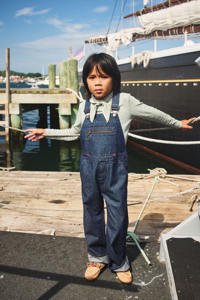 +Misha&Puff+ Scout Top - Overcast Little House Floral