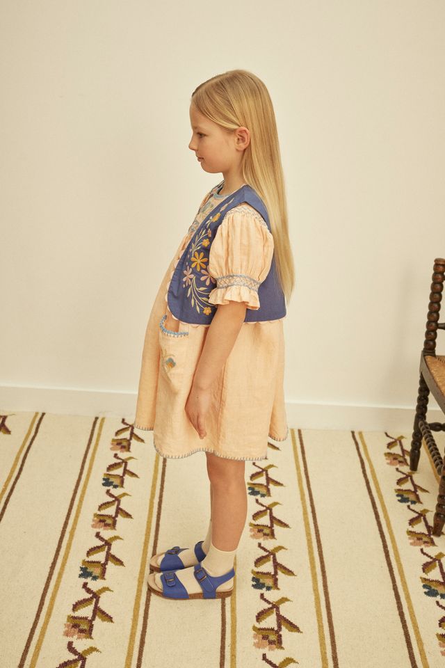 +Apolina+ DORA DRESS | Satin Pink