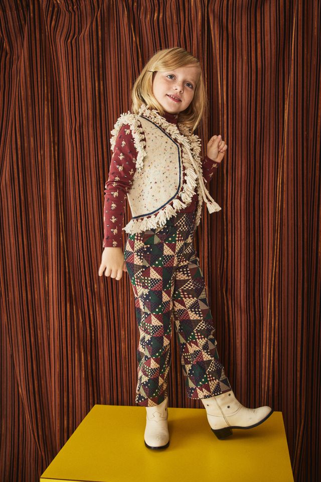 +Misha&Puff+ A-Pant -Madder Root Patchwork