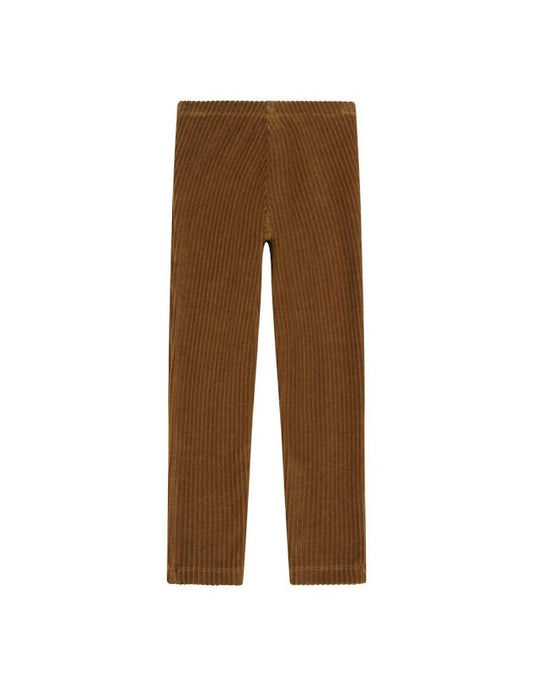 +Hundred Pieces+ Organic Velour Leggings - ochre