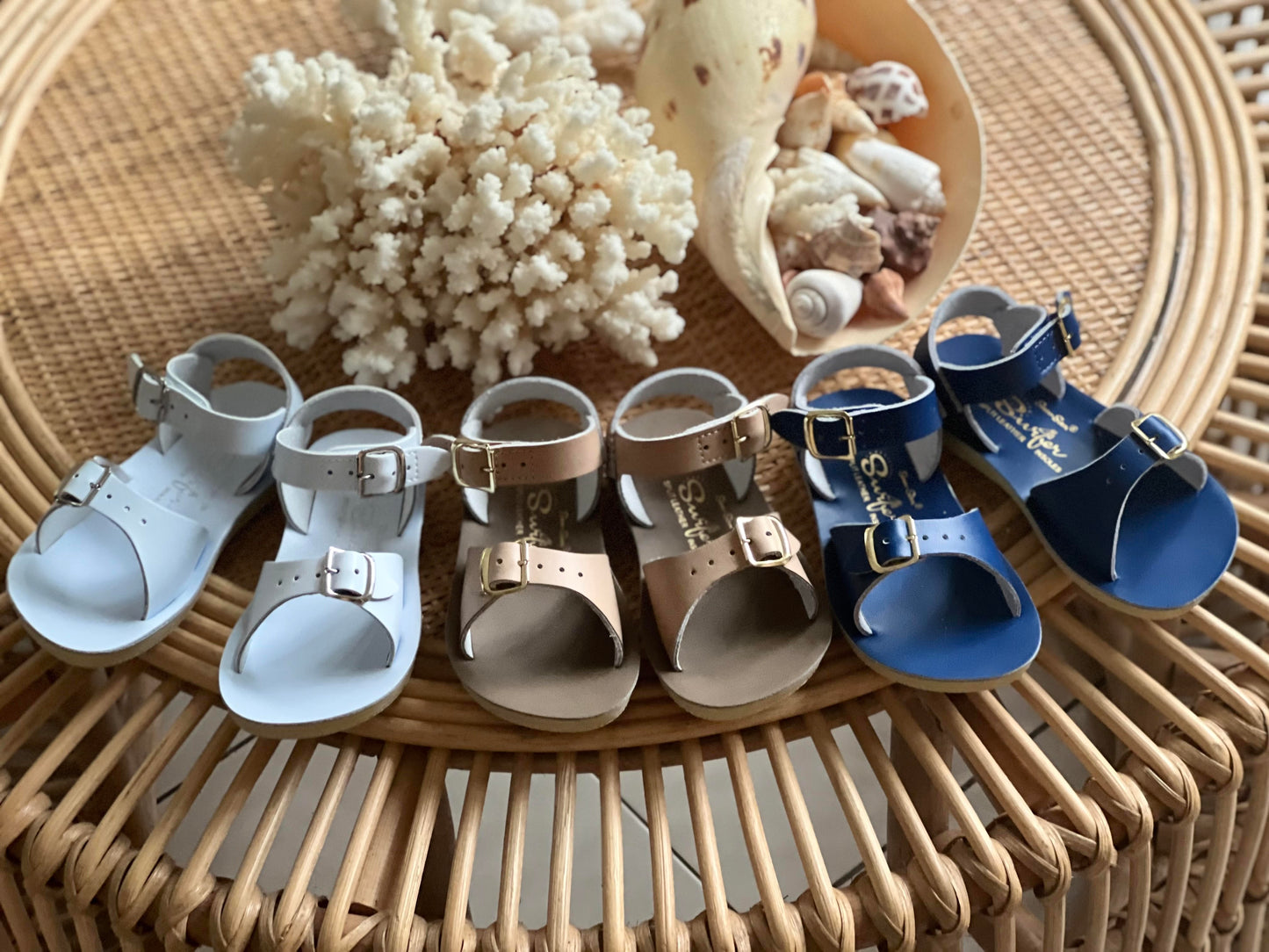 +Salt Water Sandals+ surfer - latte【1723】