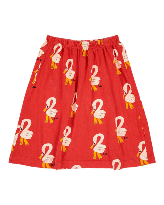 BB.Choses Pelican all over midi skirt | 12-13y