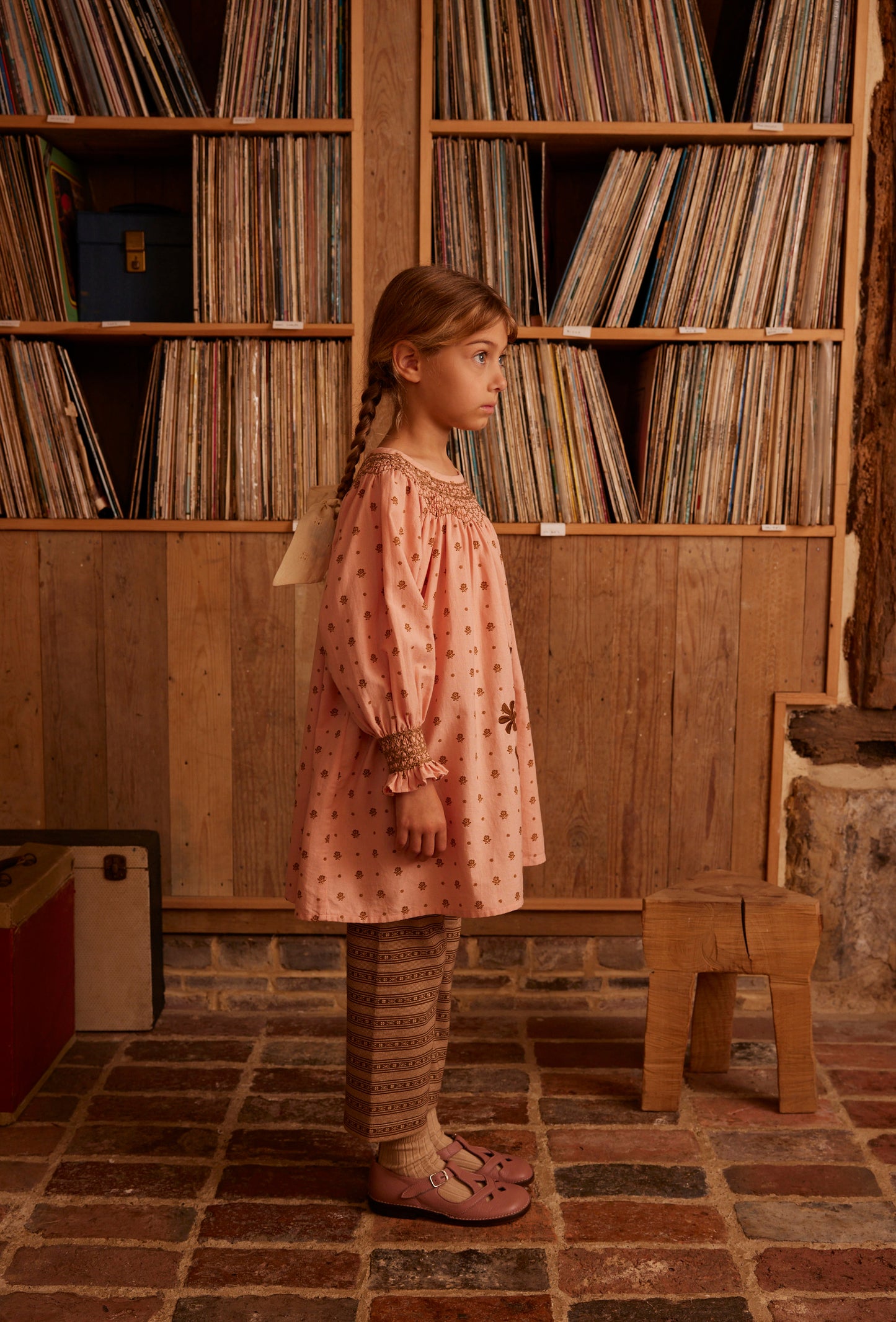 +Apolina+ CECE SMOCK DRESS - MEADOW CALICO RIBBON
