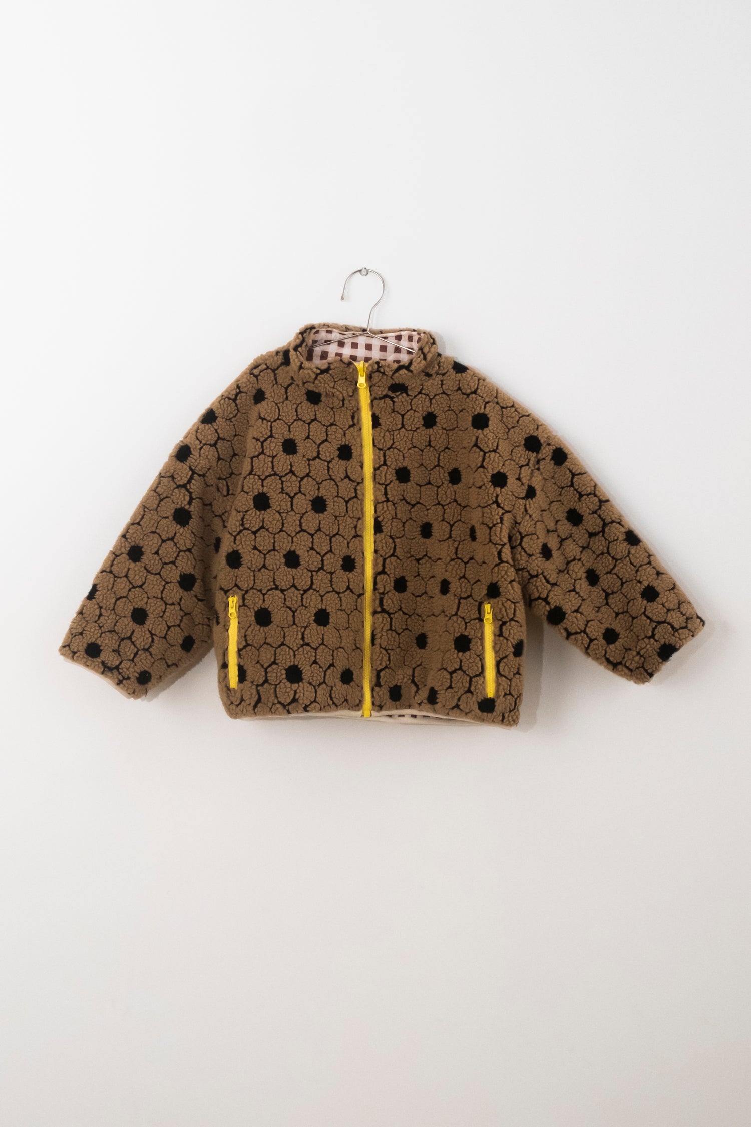 FISH&KIDS 花柄ボアジャケット リバーシブル　4-5y FISH&KIDS 花柄ボアジャケット リバーシブル 4-5y