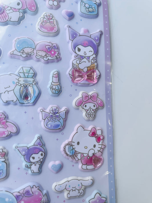 +Sanrio+ Jewel Marshmallow stickers | コスメ集合