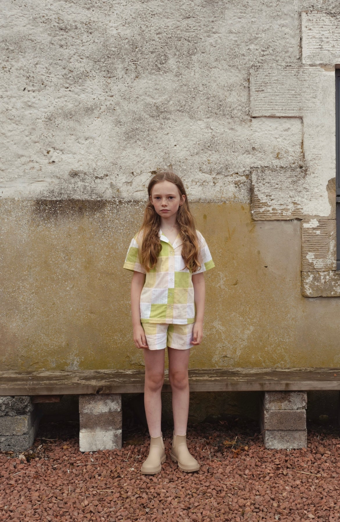+FISH&KIDS+ PASTEL PATCHWORK SHIRT