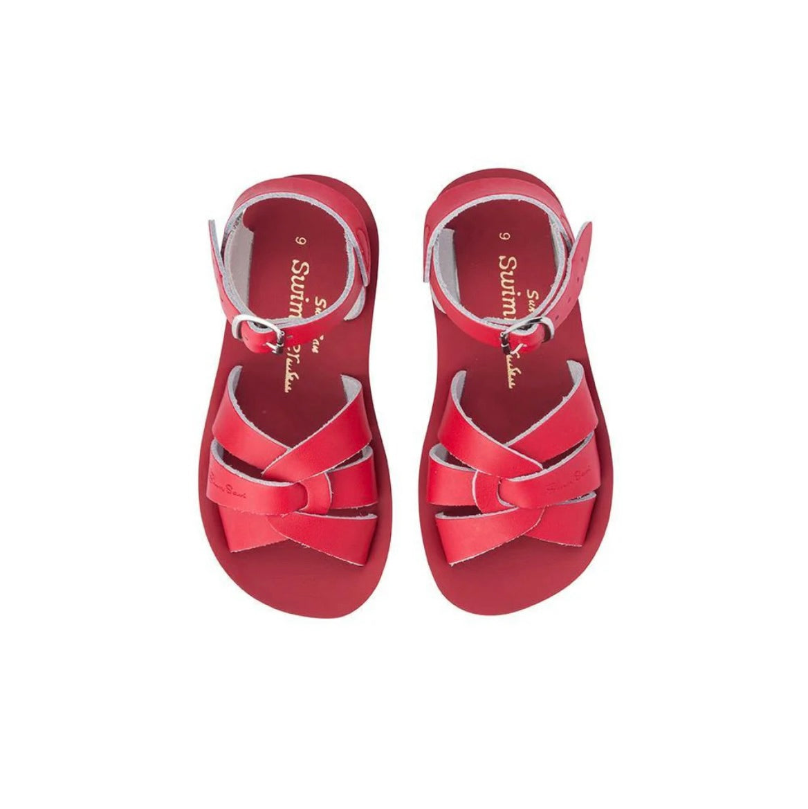 +Salt Water Sandals+ swimmer - red【8004】