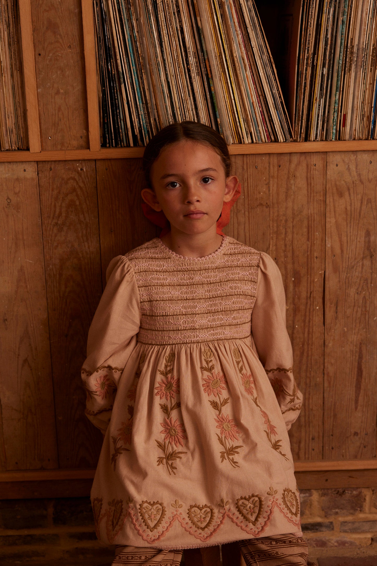 +Apolina+ PENNY SMOCK DRESS - PINK BEIGE