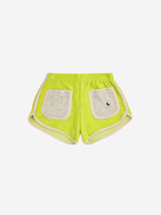 +Bobo Choses+ Green Terry Shorts
