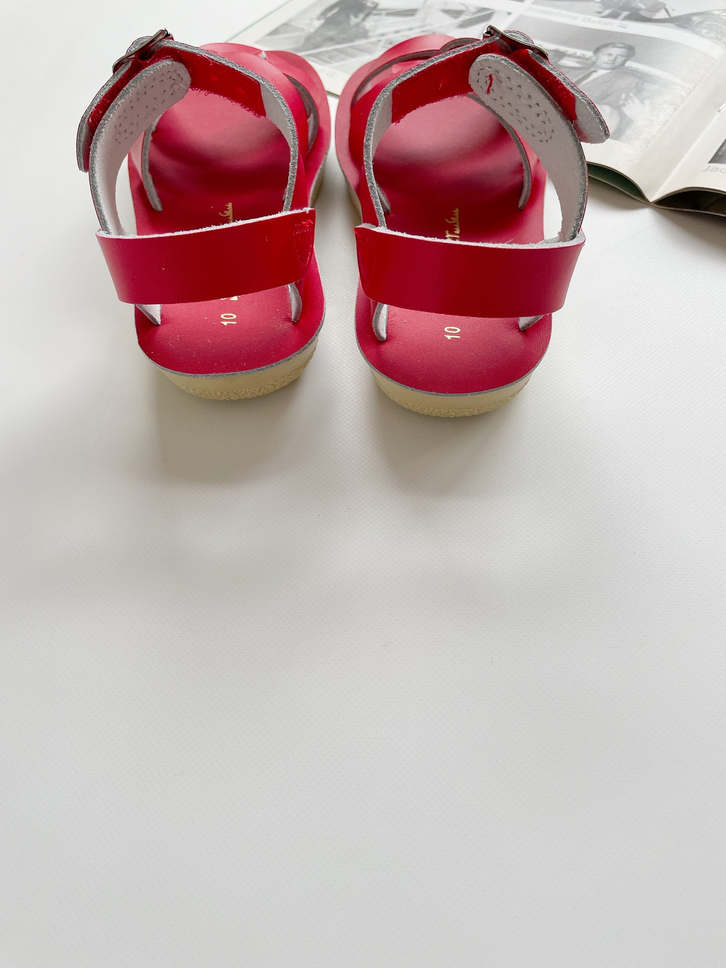 +Salt Water Sandals+ swimmer - red【8004】