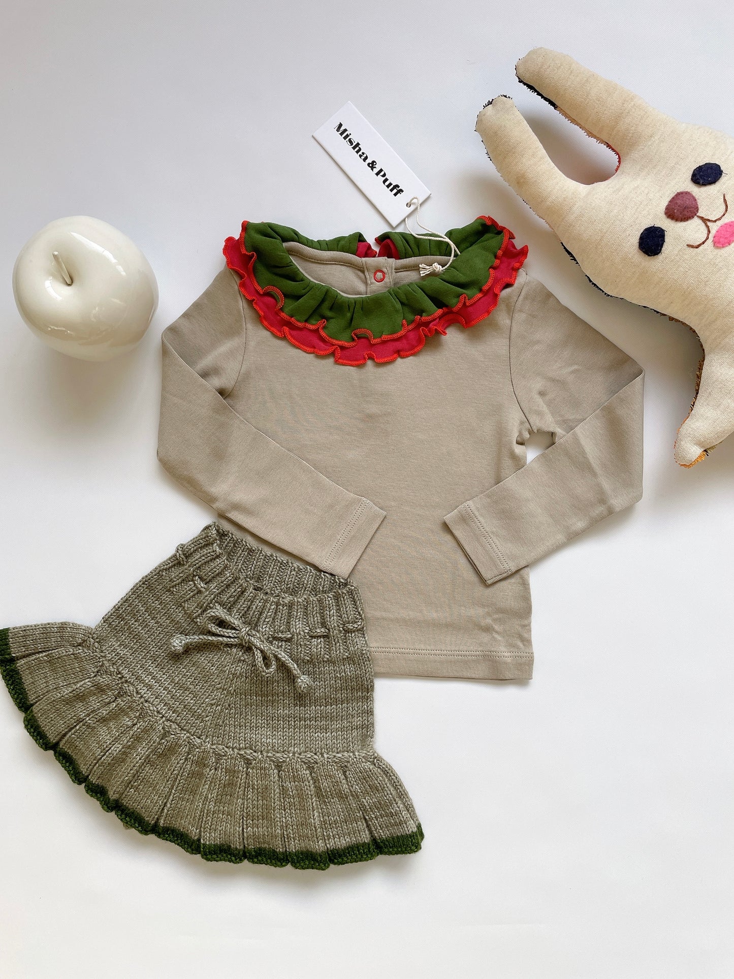 +Misha&Puff+Sweetheart top - Seal Gray