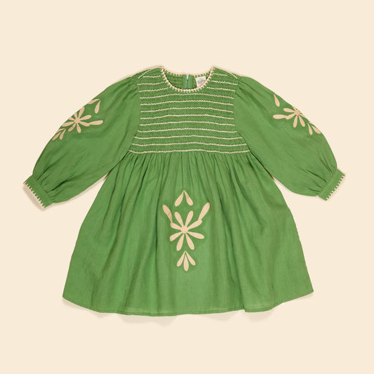 +Apolina+ NOEMIE DRESS - RETRO GREEN