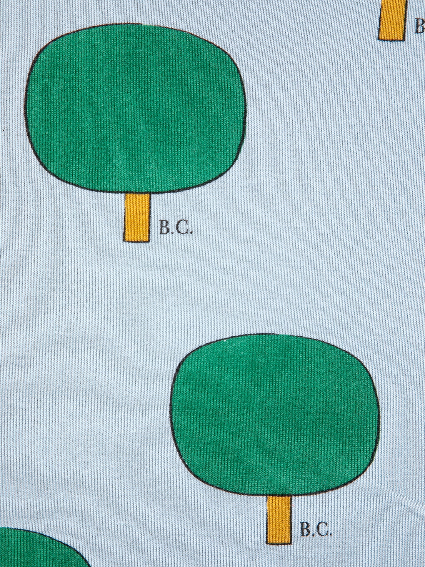 +Bobo Choses+ Green Tree all over turtle neck T-shirt