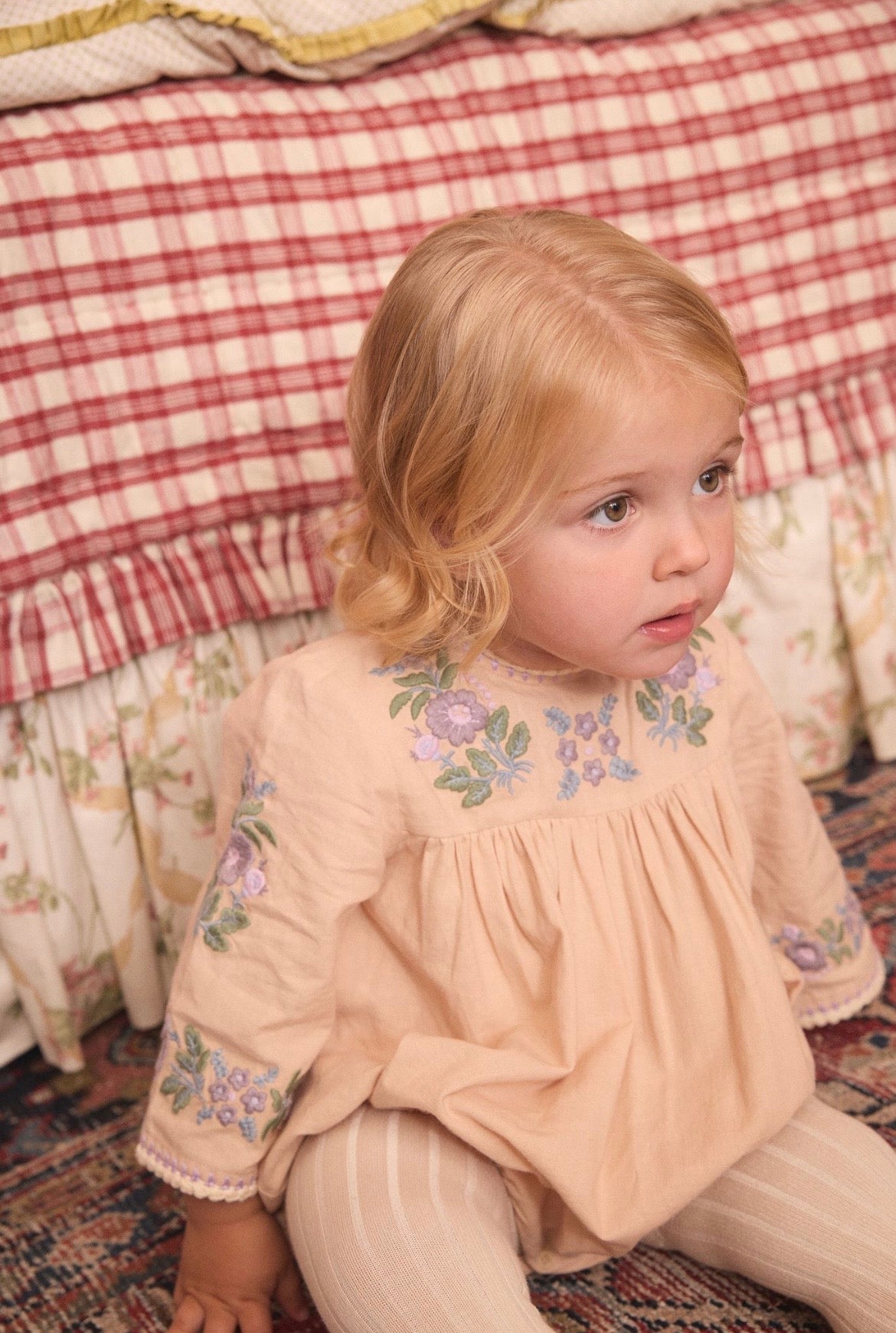 +Apolina+ BABY STEVIE LS ROMPER | DRIED ROSE
