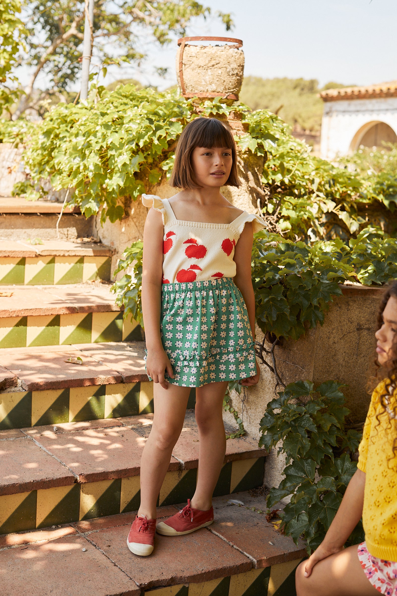 +hello Simone+ Tina skirt Pomponette | 4y – slow. editions