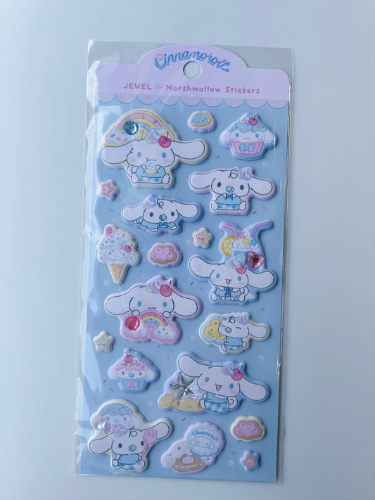 +Sanrio+ Jewel Marshmallow stickers | CINNAMON