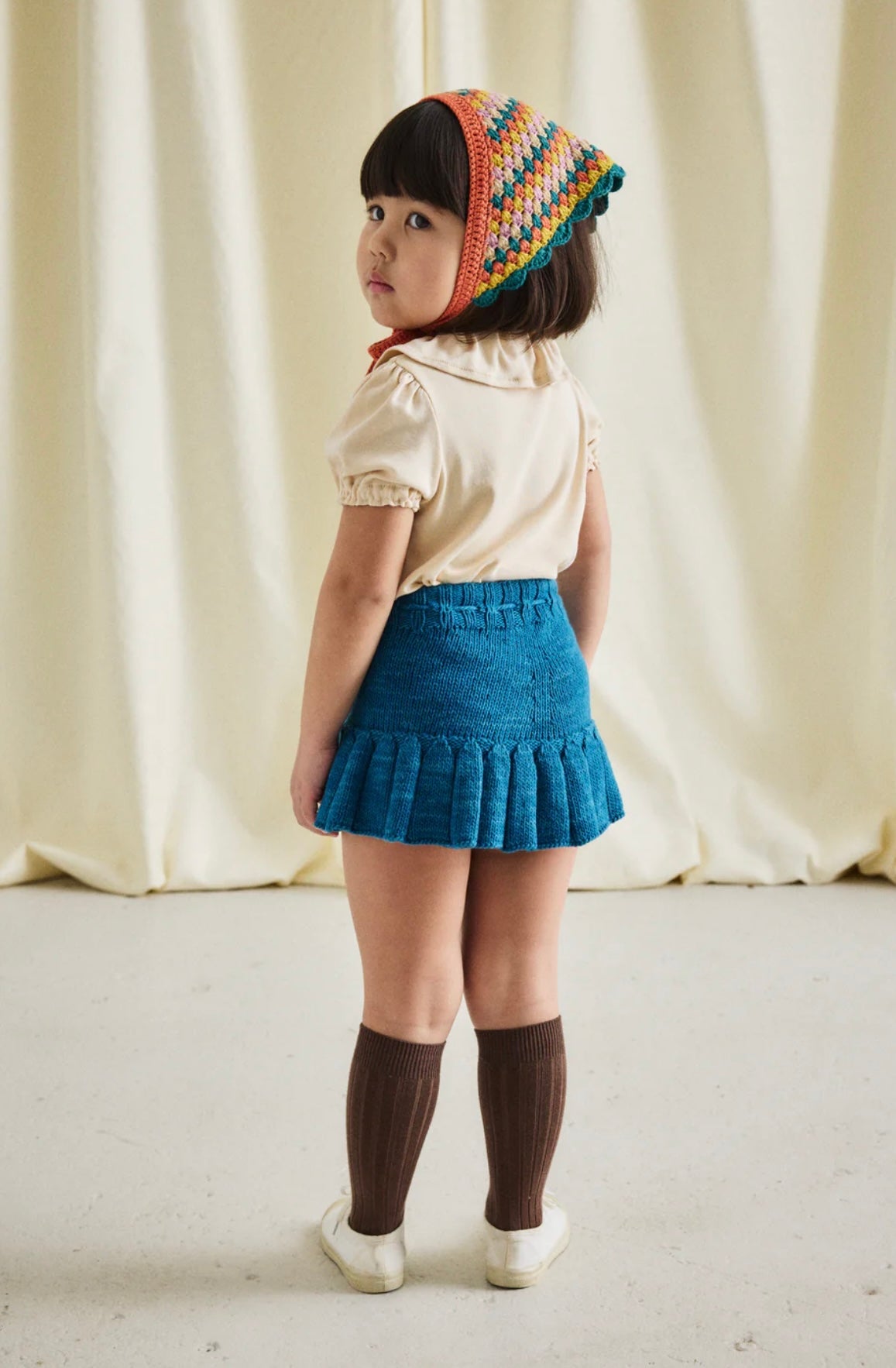 +Misha&Puff+ Skating pond skirt - Prussian Blue