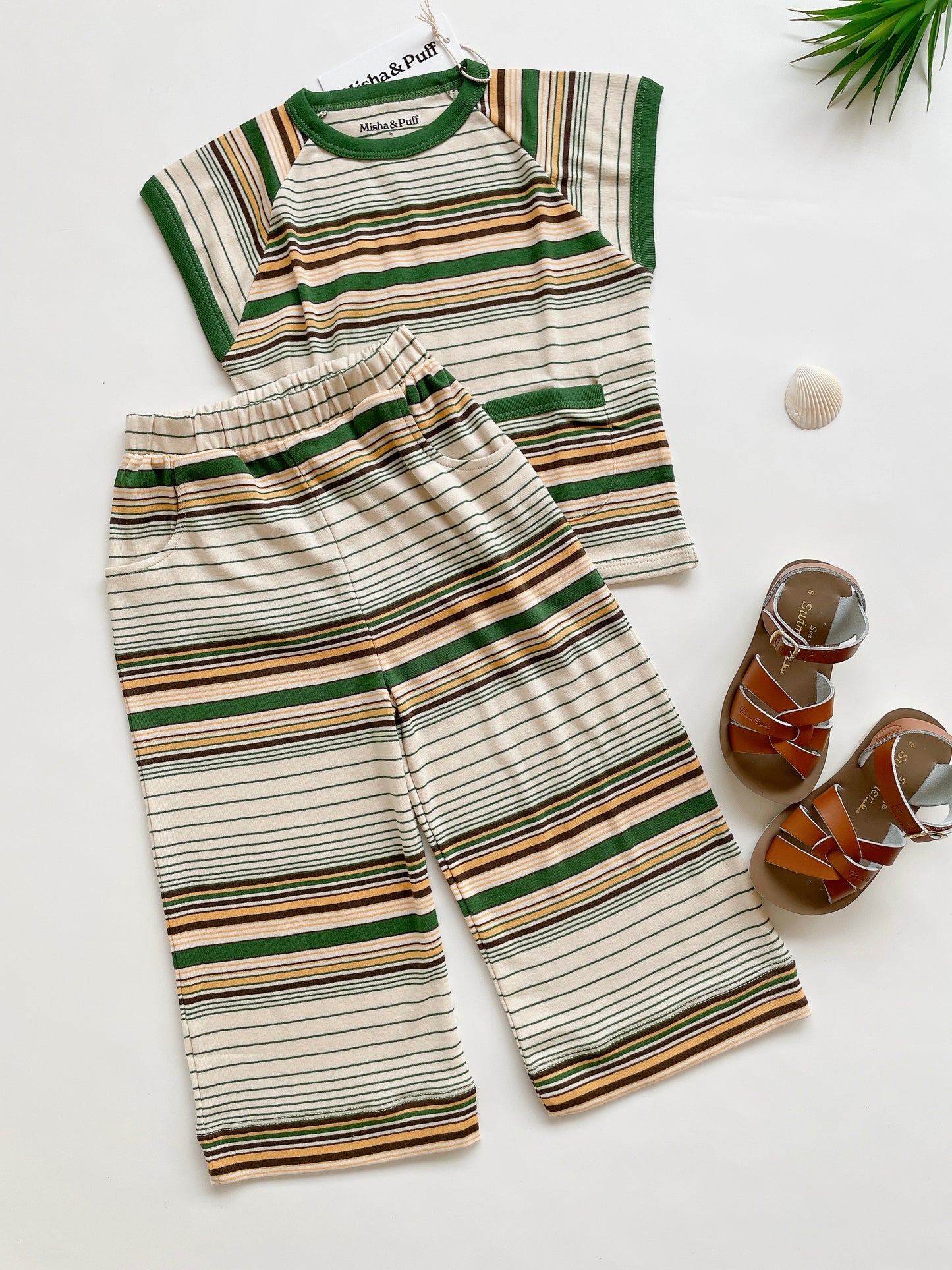 +Misha&Puff+ Beach Pant - Lawn Patio Stripe