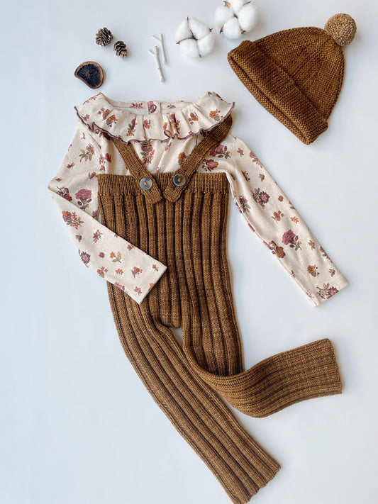 +Misha&Puff+ BABY RIB LONGIES | NUTMEG