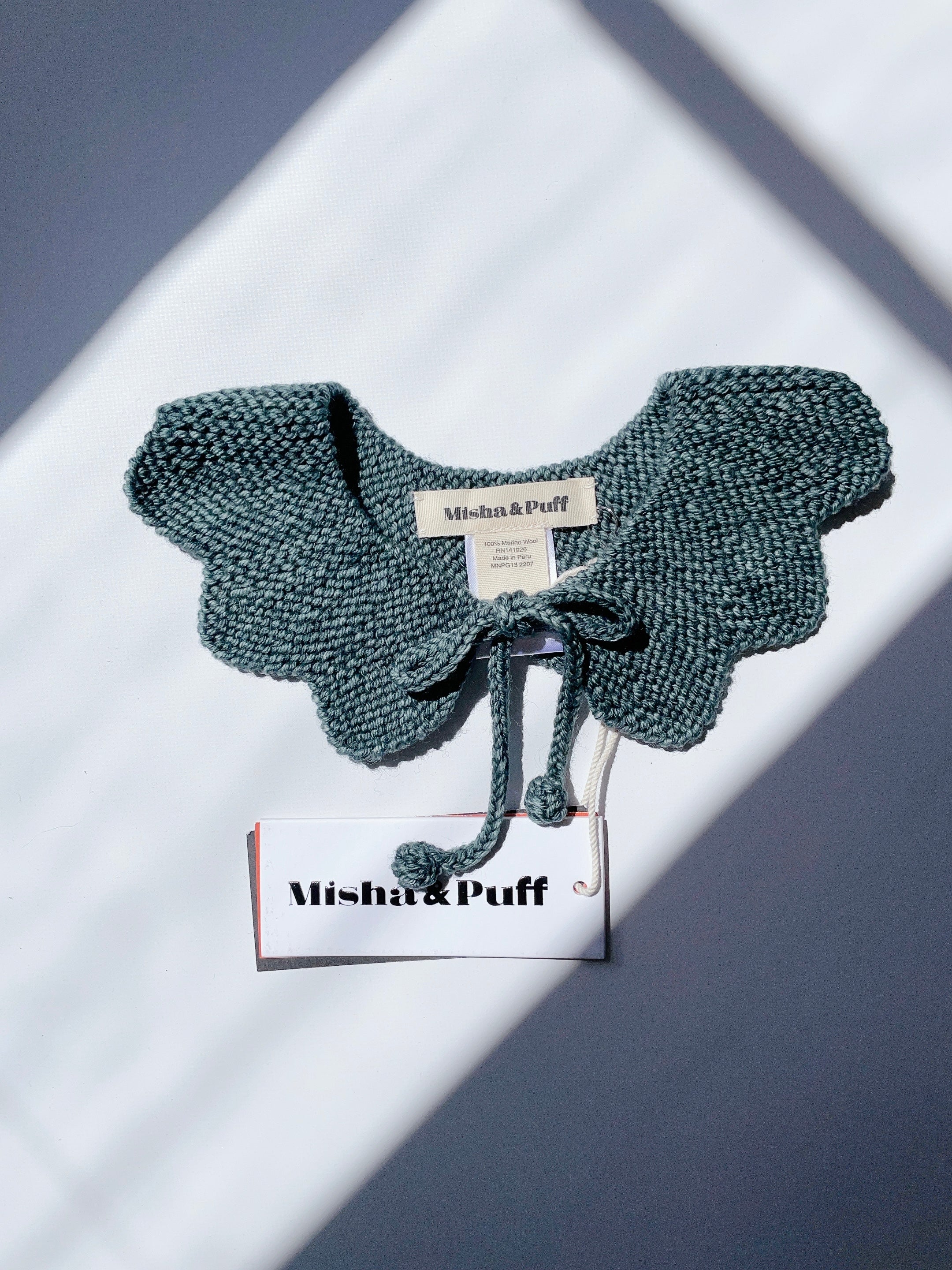 □ misha and puff flower collar campgreen