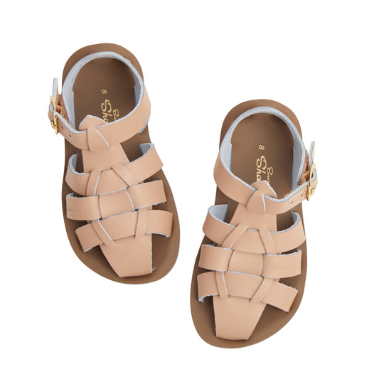 +Salt Water Sandals+ shark - latte【4423】