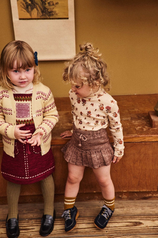 +Misha&Puff+ TURTLENECK | STRING/ANTIQUE ROSE HOLYOKE FLORAL