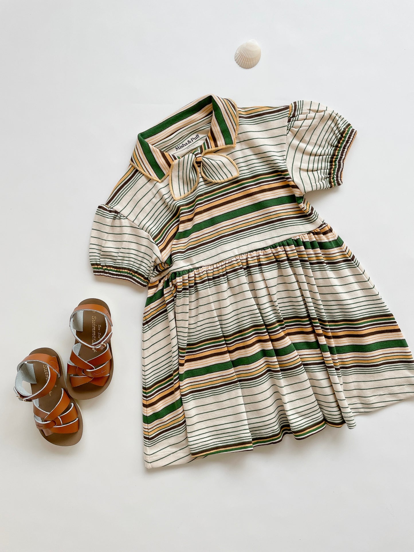 +Misha&Puff+ Junior Scout Dress - Lawn Patio Stripe