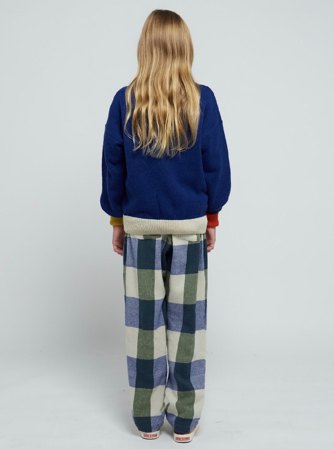 +Bobo Choses+ Plaid Check jacquard pants | 2-3y