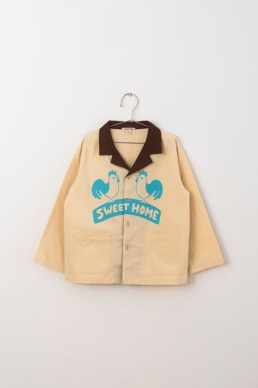 +FISH&KIDS+ SWEET HOME SHIRT - beige