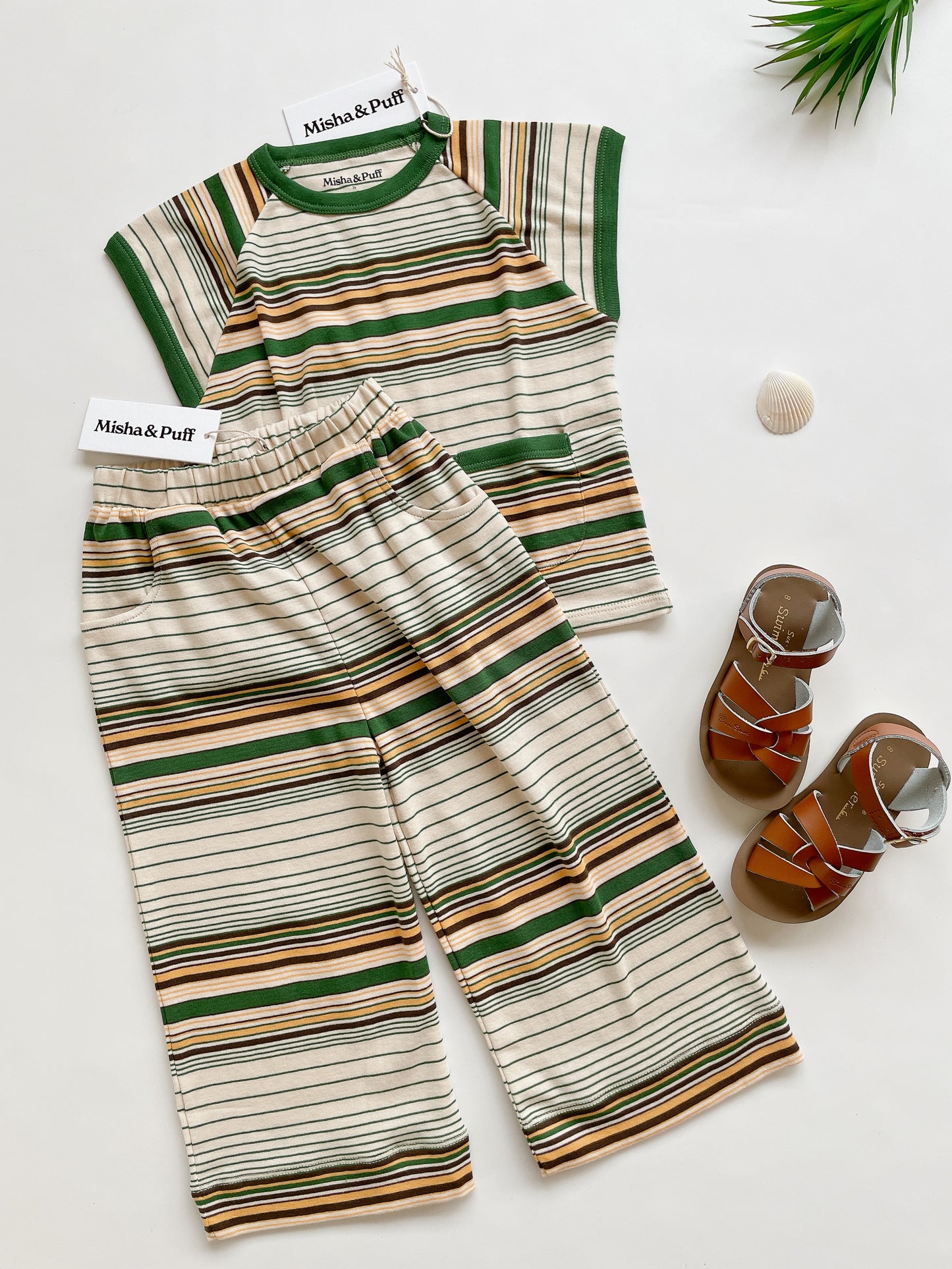 +Misha&Puff+ Beach Pant - Lawn Patio Stripe