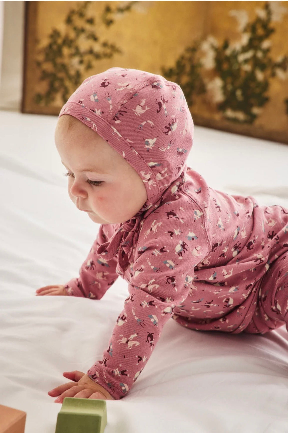 +Misha&Puff+ BABY BONNET | ANTIQUE ROSE CIRCUS