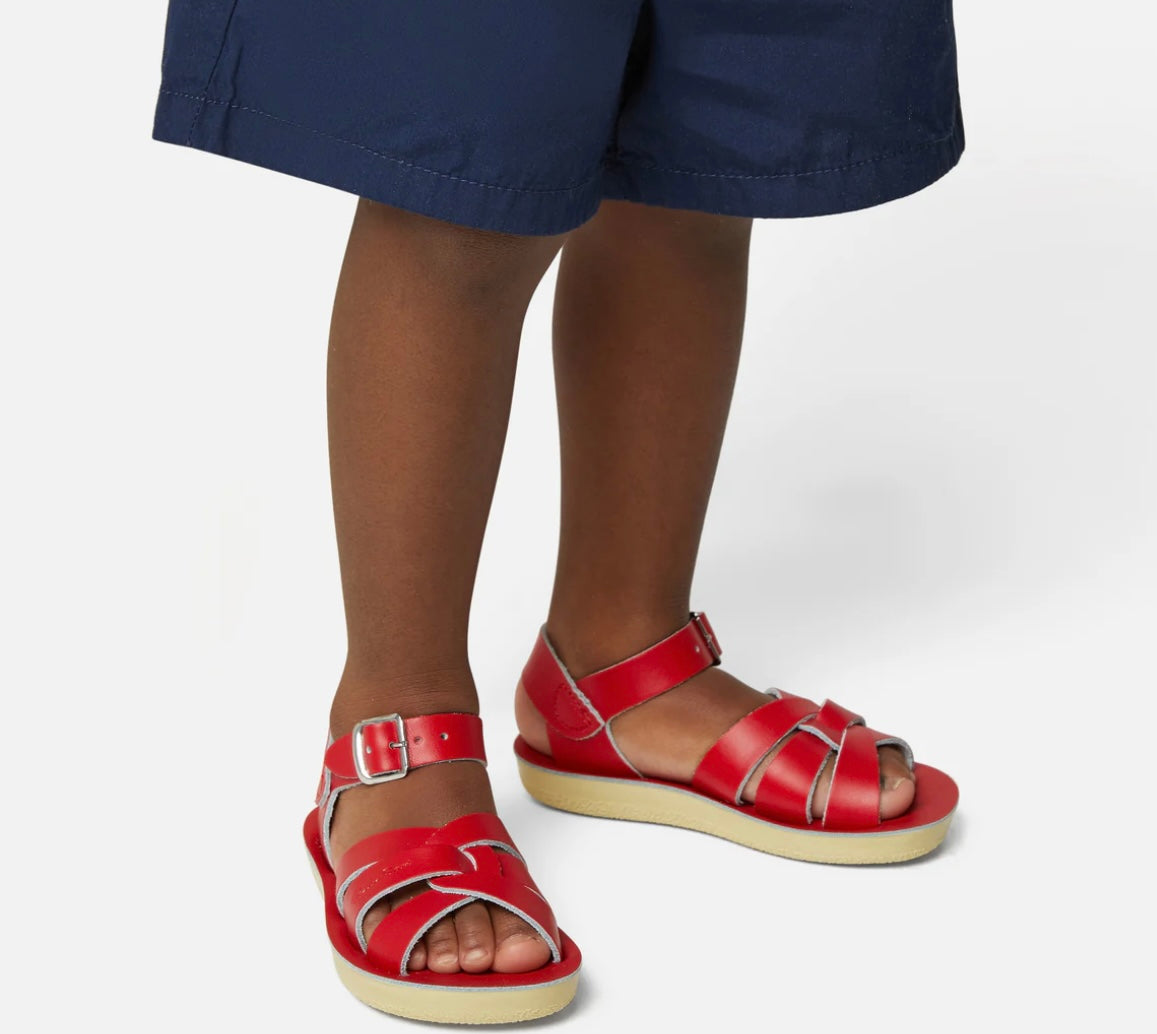 +Salt Water Sandals+ swimmer - red【8004】