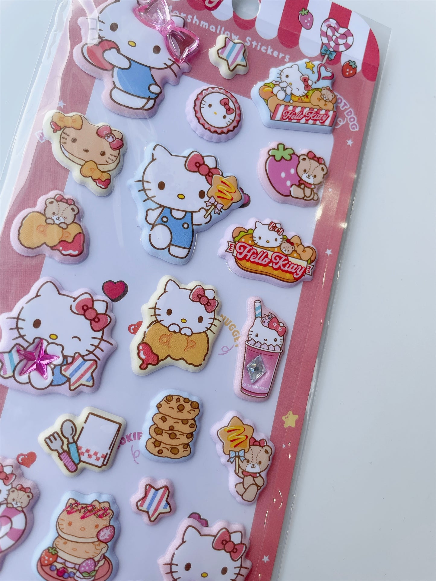 +Sanrio+ Jewel Marshmallow stickers | HELLO KITTY