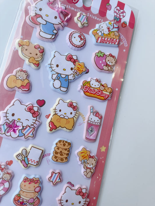 +Sanrio+ Jewel Marshmallow stickers | HELLO KITTY