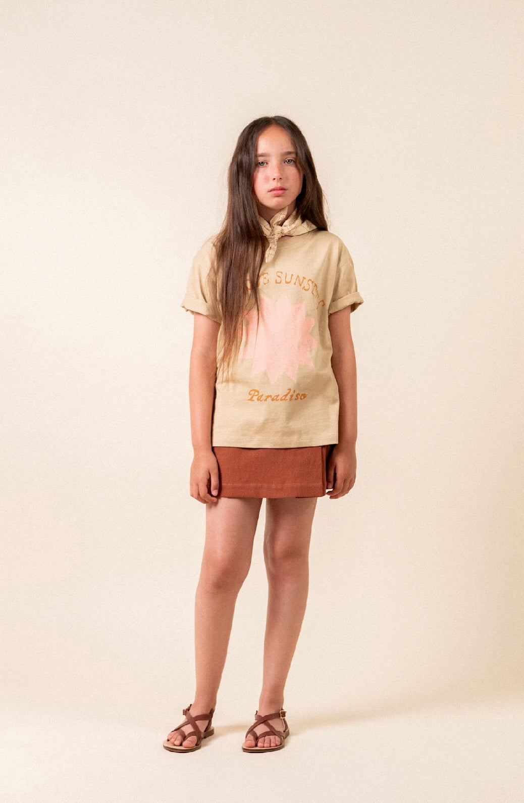+Birinit Petit+ Chocolat mini skirt