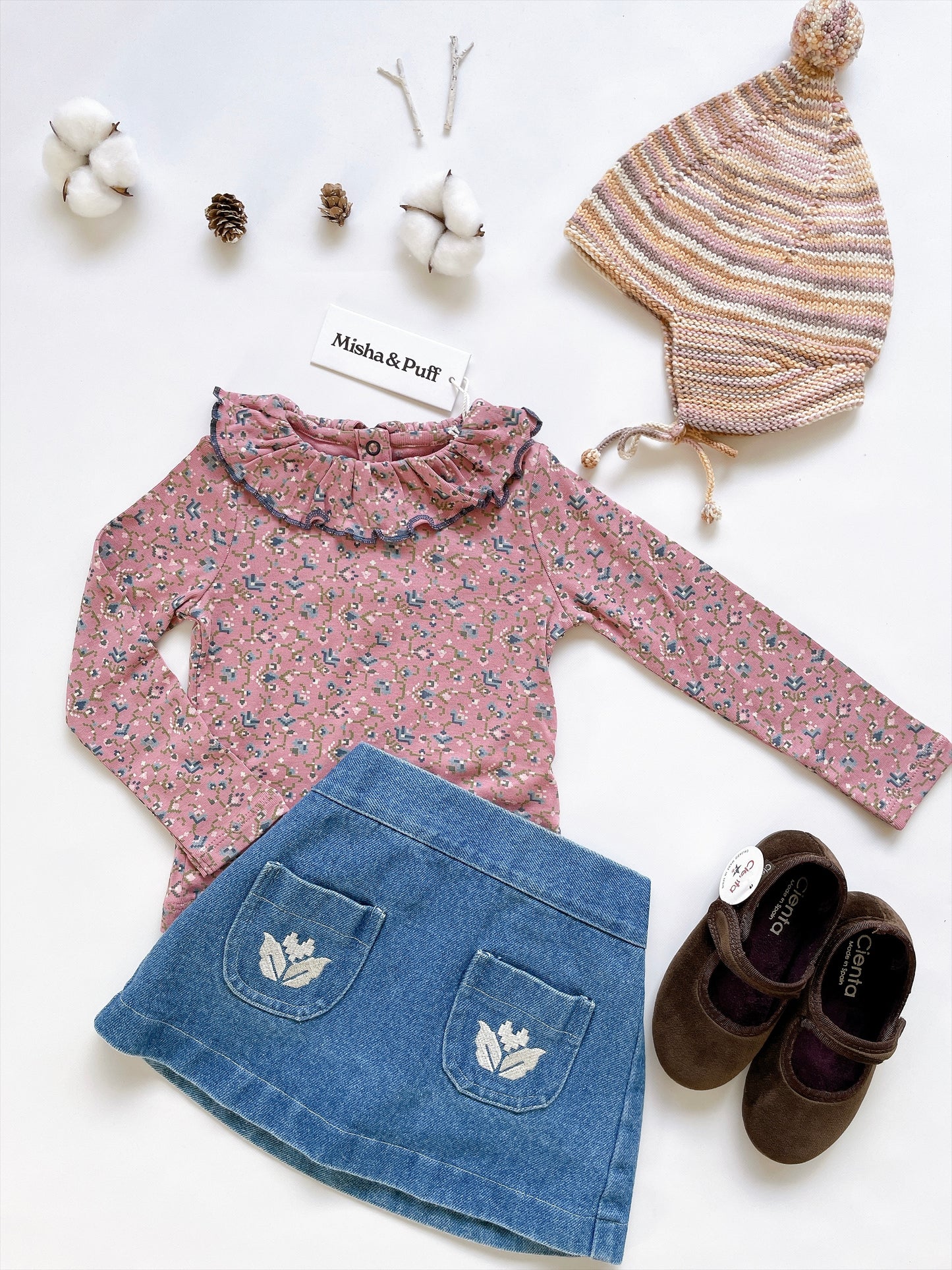 +Misha&Puff+ PALOMA TOP | ANTIQUE ROSE MILLEFLEURS
