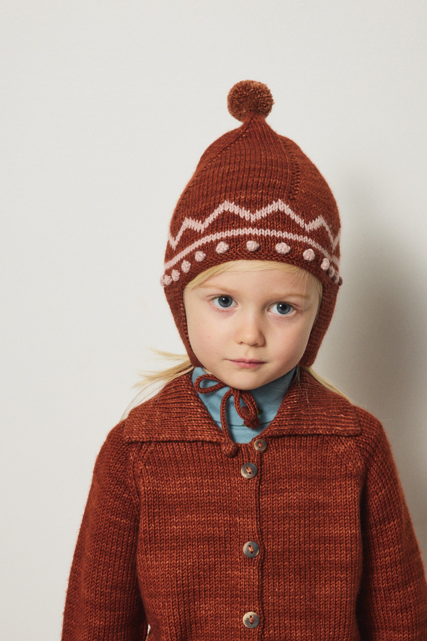 +Misha&Puff+ ZIG ZAG POINTY PEAK HAT | CEDAR
