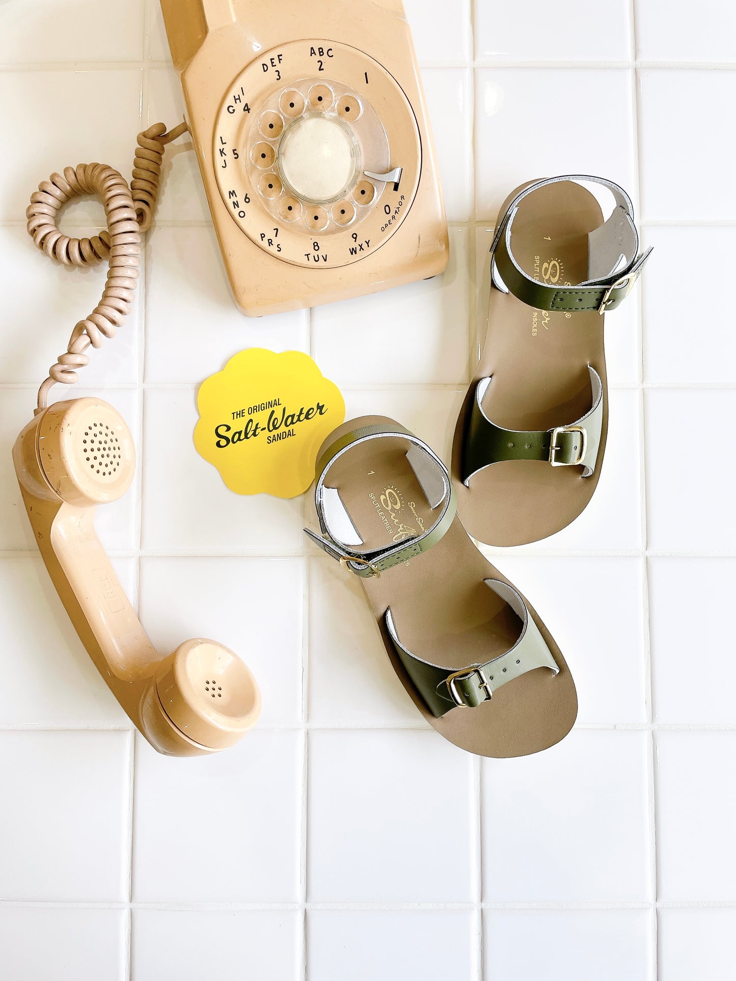 +Salt Water Sandal+ surfer - olive【1716V】