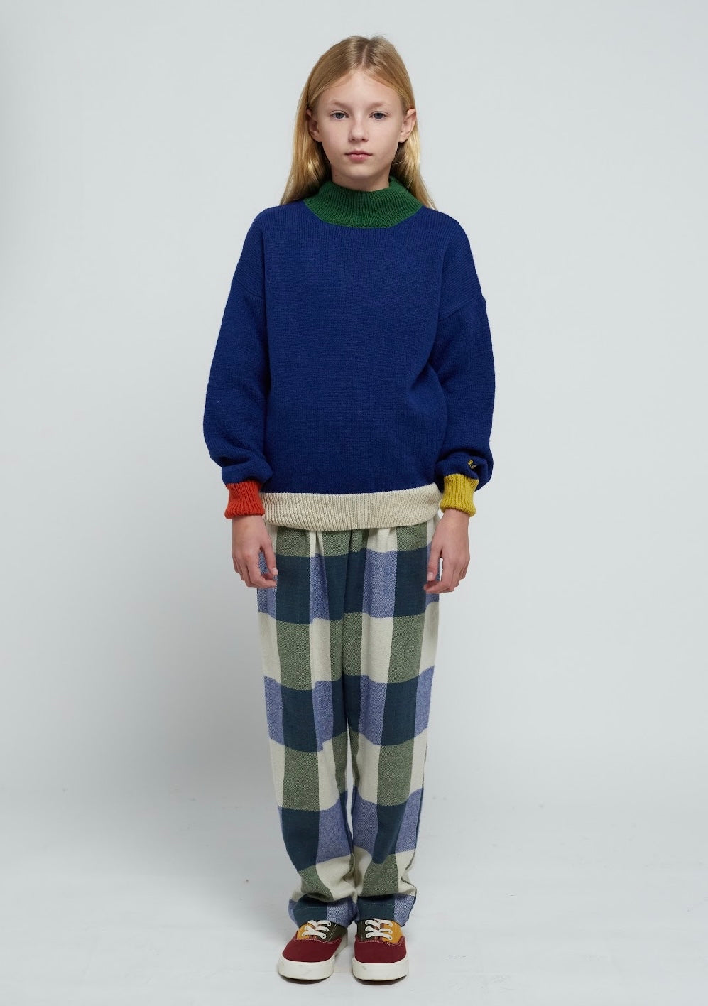 +Bobo Choses+ Plaid Check jacquard pants | 2-3y
