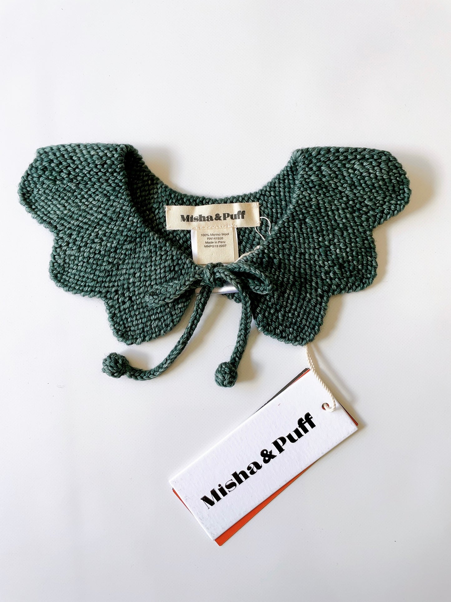+Misha&Puff+ Flower Collar | Camp Green