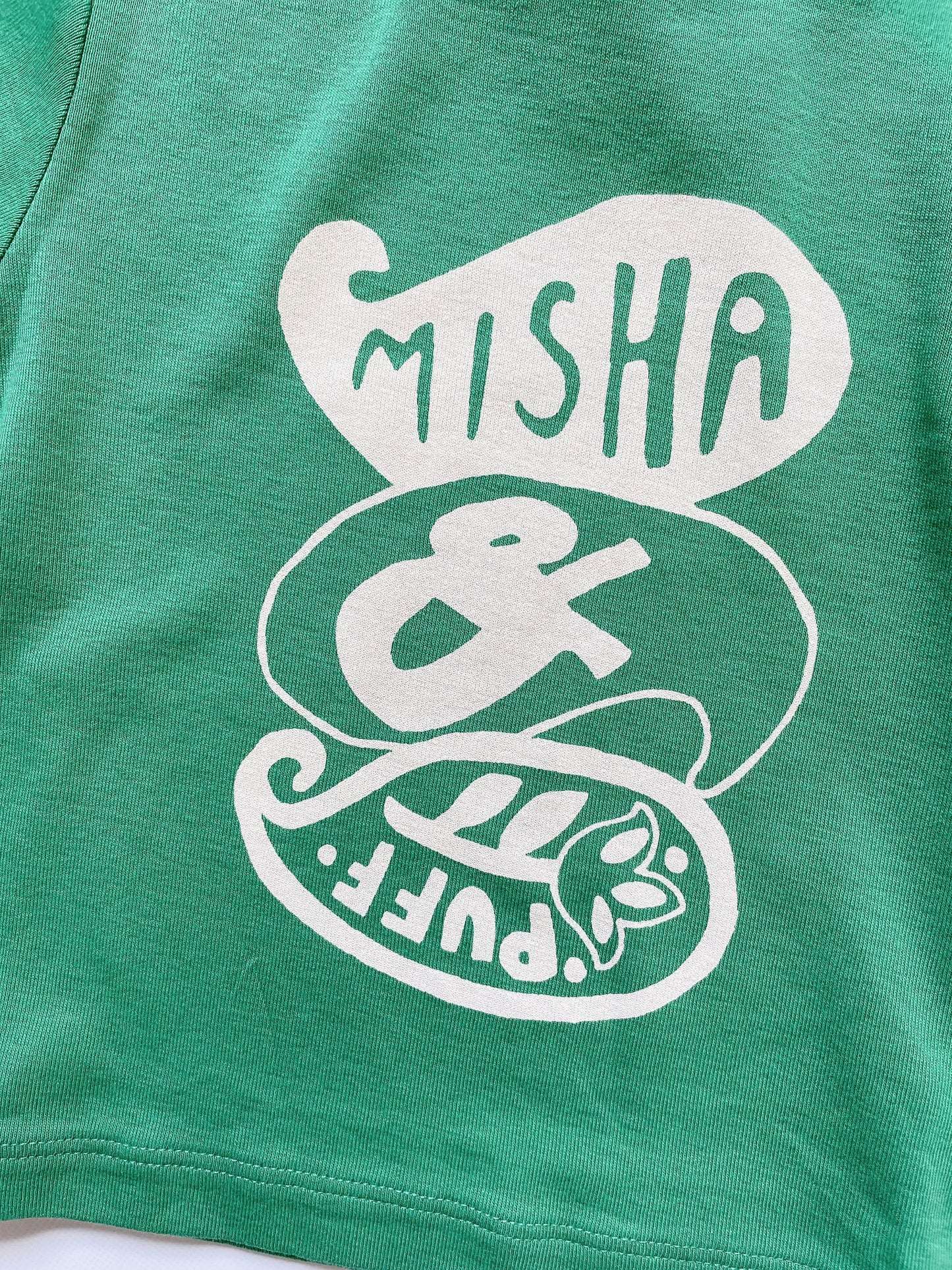 +Misha&Puff+ Groovy Paisley Ringer Tee - Bottle Green