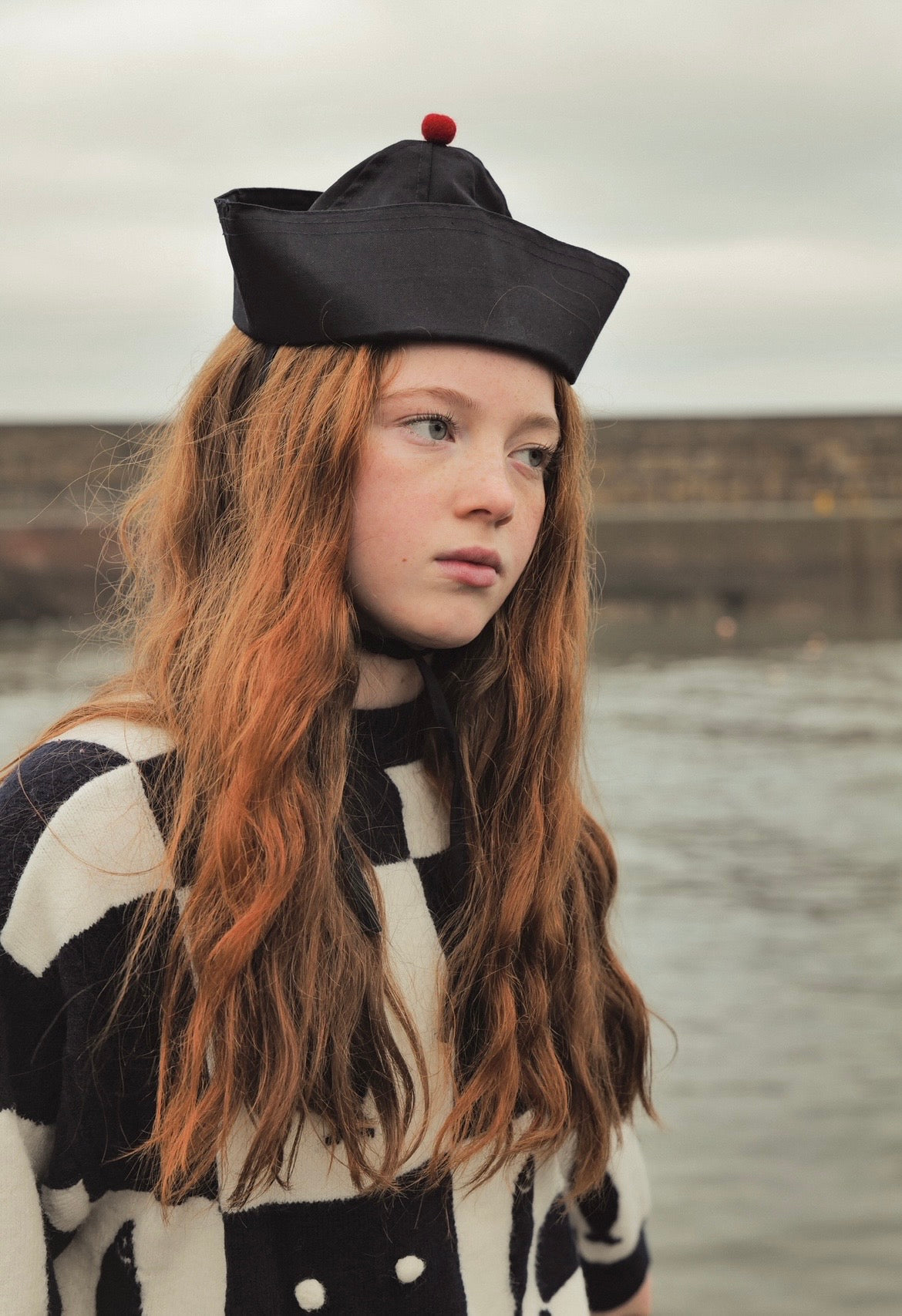 +FISH&KIDS+ FISH PATCHWORK KNIT