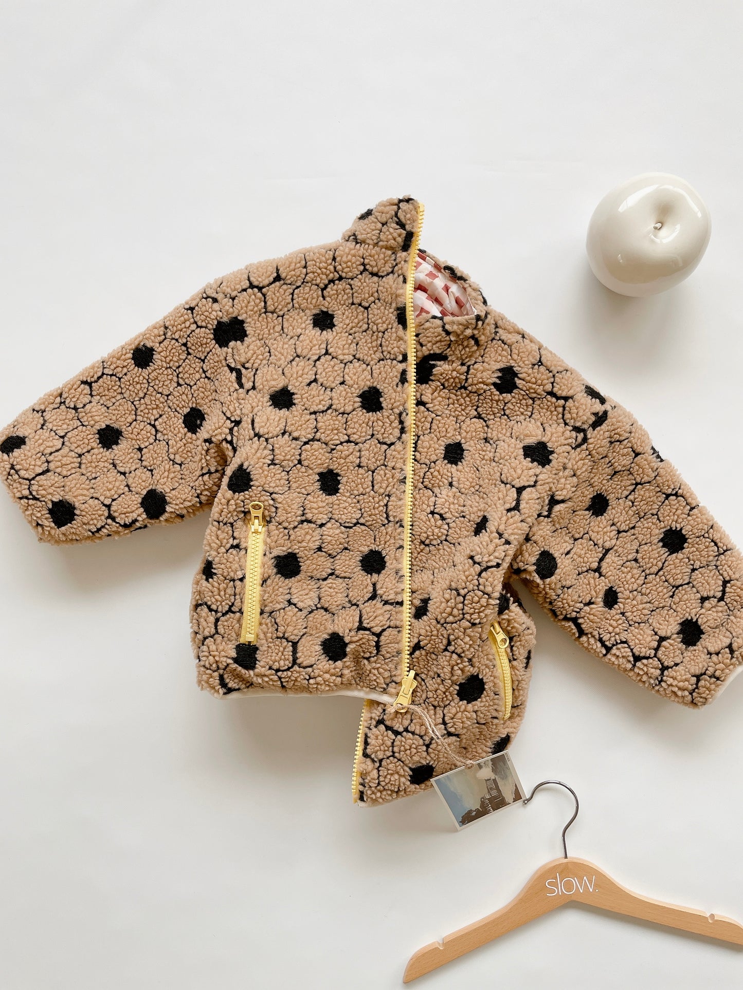 FISH&KIDS+ TEDDY BEAR REVERSIBLE JACKET – slow. editions