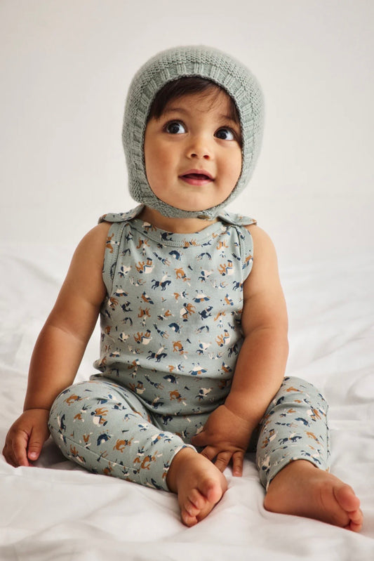 +Misha&Puff+ BABY SNAP OVERALL | ONSEN CIRCUS