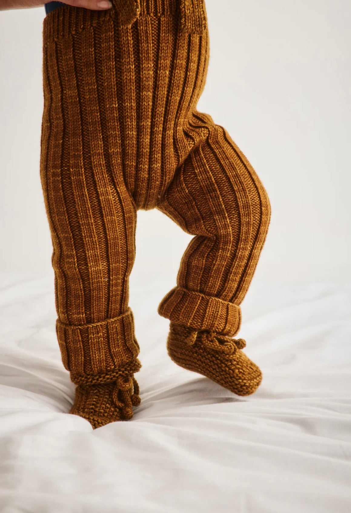 +Misha&Puff+ BABY RIB LONGIES | NUTMEG