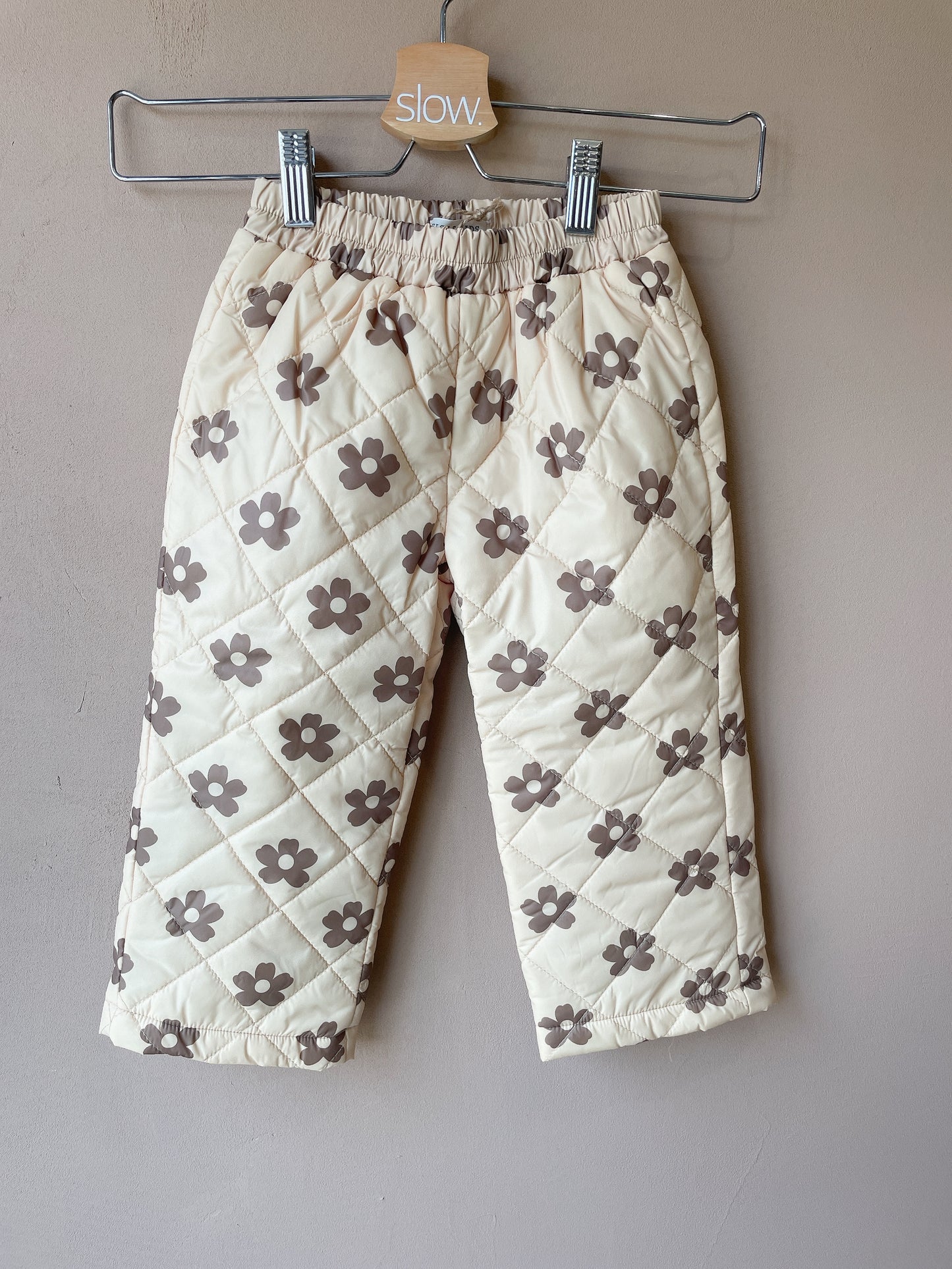 +FISH&KIDS+ FLOWERS NYLON PANTS